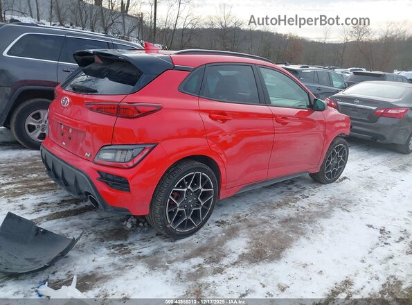 KM8KH3AC9PU006762 2023 HYUNDAI KONA N Red უკანა მარჯვენა