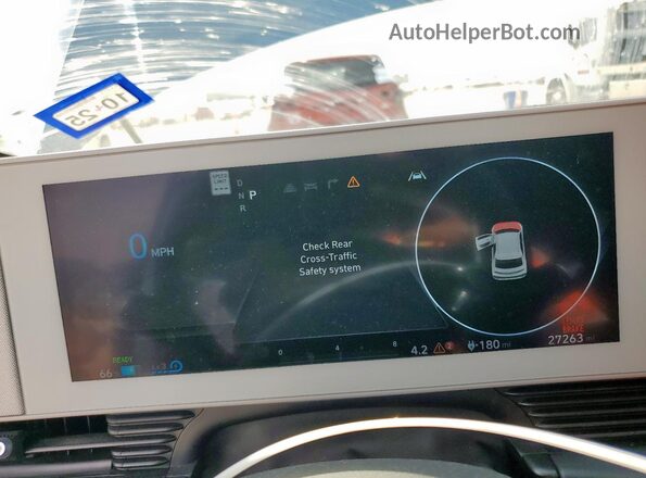KM8KM4AB5PU127958 2023 HYUNDAI IONIQ Синий Вид щитка приборов