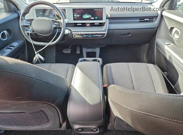 KM8KMDAF7PU143758 2023 HYUNDAI IONIQ Gray Dashboard view
