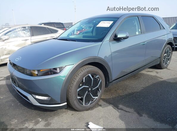 KM8KN4DEXRU336411 2024 HYUNDAI IONIQ 5 Gray Vista tres cuartos delantera izquierda