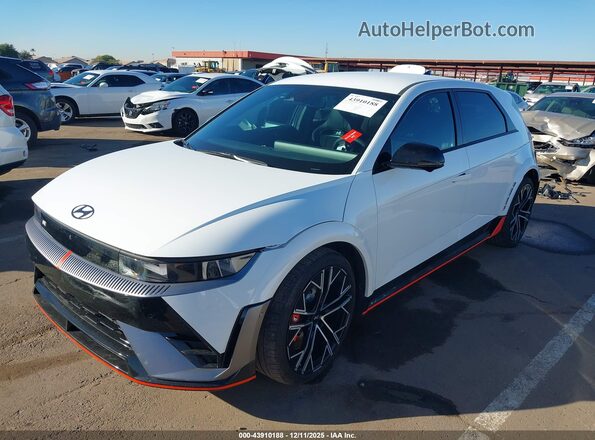 KM8KNDA85SU007619 2025 HYUNDAI IONIQ 5 N White Przód lewy