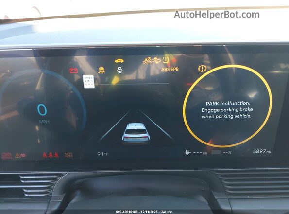 KM8KNDA85SU007619 2025 HYUNDAI IONIQ 5 N White Widok tylnych siedzeń