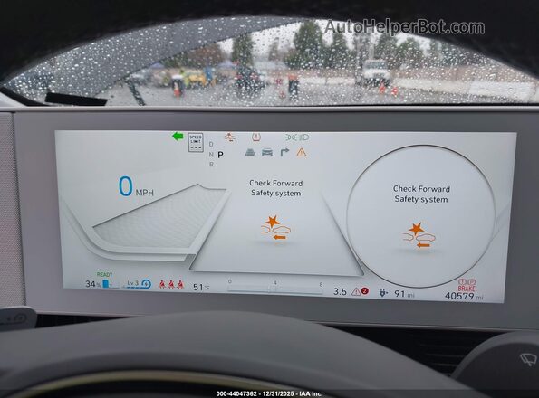 KM8KNDAF0PU150810 2023 HYUNDAI IONIQ 5 Black Հետևի նստատեղերի տեսք