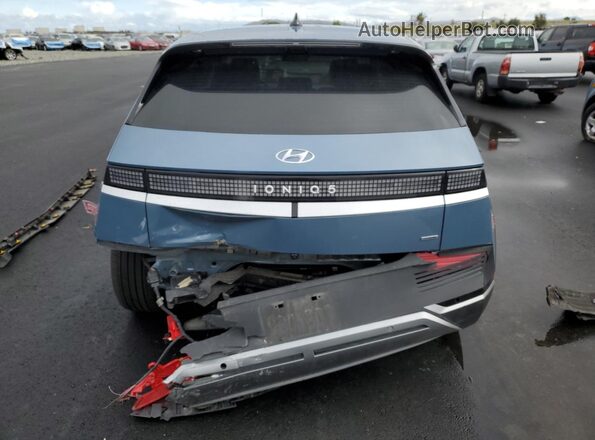 KM8KNDAF6NU094191 2022 HYUNDAI IONIQ Blue უკანა ხედი