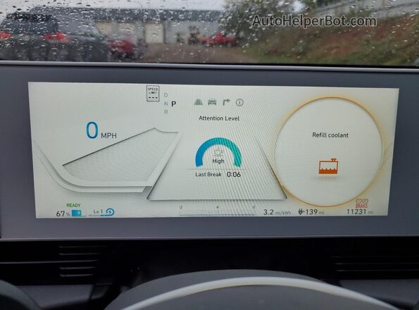 KM8KNDDF1RU316959 2024 HYUNDAI IONIQ Gray Widok zestawu wskaźników