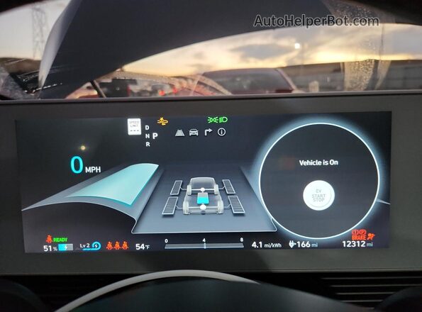KM8KNDDF2RU255654 2024 HYUNDAI IONIQ Gray Widok zestawu wskaźników