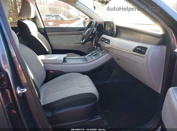 KM8R24HE8LU052283 2020 HYUNDAI PALISADE Green Вид салону спереду