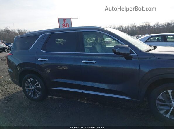 KM8R24HE8LU052283 2020 HYUNDAI PALISADE Green Вид задньої частини салону