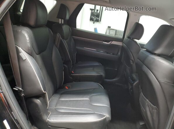 KM8R2DGE9PU521811 2023 HYUNDAI PALISADE Черный Вид задней части салона
