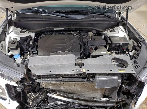 KM8R2DHE6LU051438 2020 HYUNDAI PALISADE White ძრავის განყოფილების ხედი