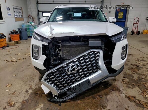 KM8R2DHE6LU051438 2020 HYUNDAI PALISADE White წინა ხედი