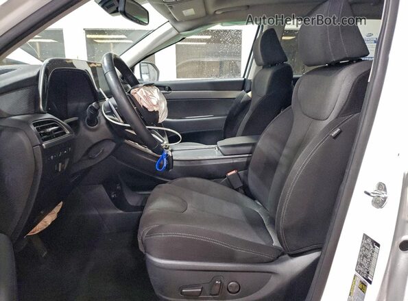 KM8R2DHE6LU051438 2020 HYUNDAI PALISADE White წინა სალონის ხედი