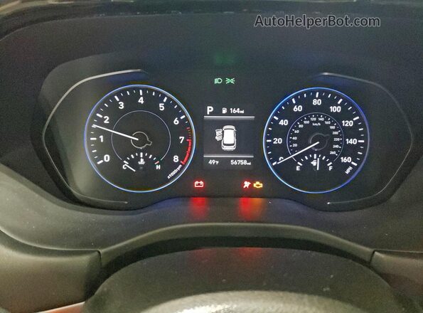 KM8R2DHE6LU051438 2020 HYUNDAI PALISADE White ხელსაწყოთა პანელის ხედი