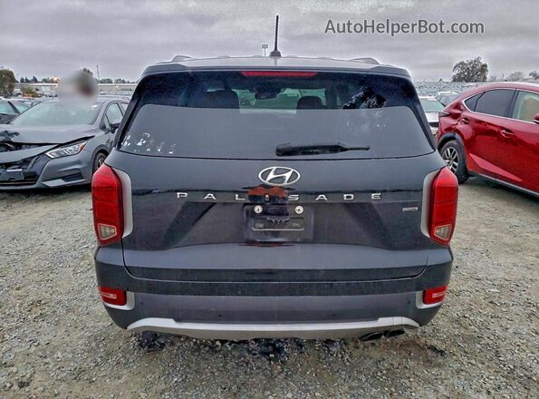 KM8R2DHE7LU105409 2020 HYUNDAI PALISADE Black Вид ззаду