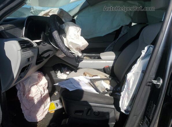 KM8R34HE9LU162207 2020 HYUNDAI PALISADE Gray Вид салону спереду