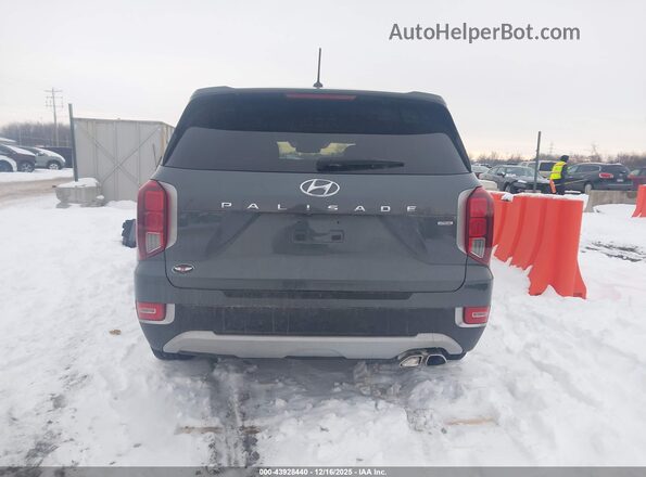 KM8R3DHE6MU314185 2021 HYUNDAI PALISADE Gray 