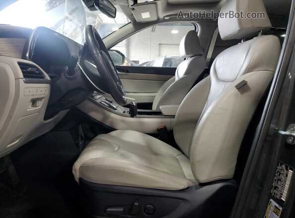 KM8R4DHE4NU415336 2022 HYUNDAI PALISADE Gray Front interior view