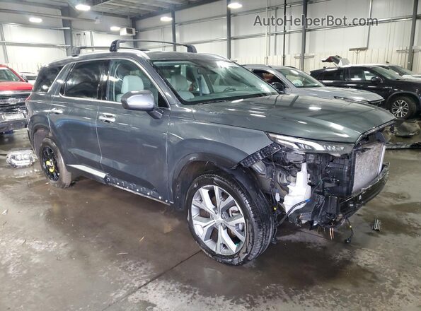 KM8R4DHE4NU415336 2022 HYUNDAI PALISADE Gray Front right