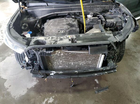 KM8R4DHE4NU415336 2022 HYUNDAI PALISADE Gray Engine compartment view
