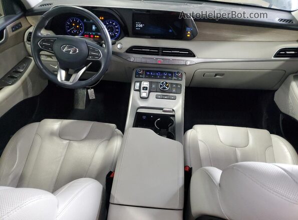 KM8R4DHE4NU415336 2022 HYUNDAI PALISADE Gray Dashboard view