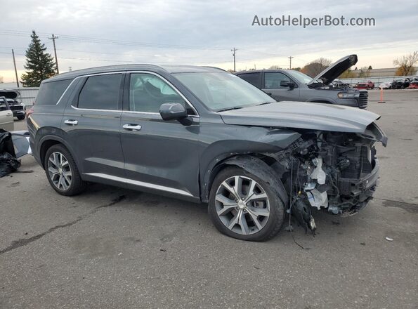 KM8R4DHE7LU030513 2020 HYUNDAI PALISADE Gray Przód prawy