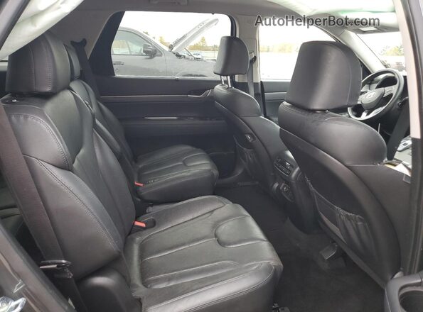 KM8R4DHE7LU030513 2020 HYUNDAI PALISADE Gray Widok wnętrza z tyłu