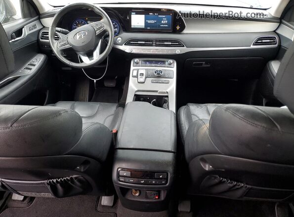 KM8R4DHE7LU030513 2020 HYUNDAI PALISADE Gray Widok deski rozdzielczej