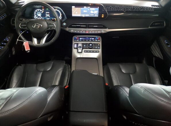 KM8R54HE0LU084958 2020 HYUNDAI PALISADE Белый Вид панели приборов