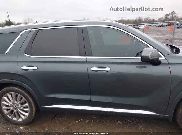 KM8R54HE0LU153230 2020 HYUNDAI PALISADE Gray Rear interior view