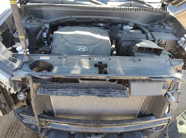 KM8R5DGE3PU565455 2023 HYUNDAI PALISADE Черный Вид подкапотного пространства