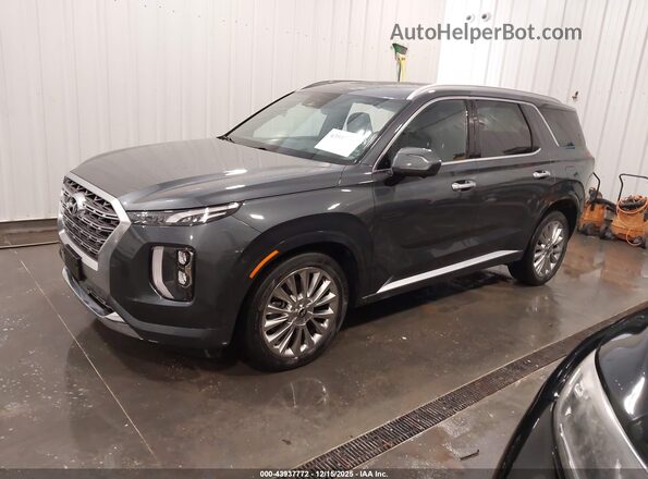 KM8R5DHE6LU165222 2020 HYUNDAI PALISADE Синий Передняя левая четверть
