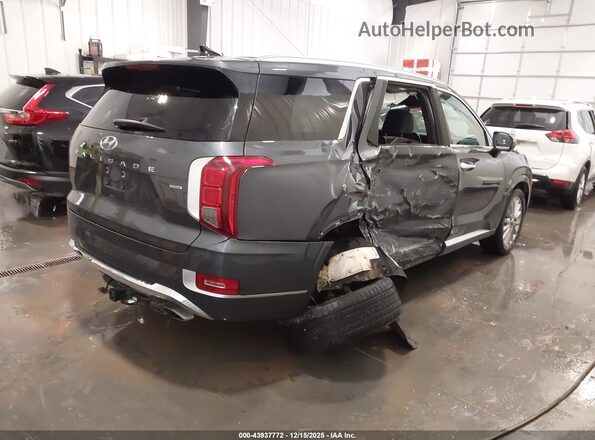 KM8R5DHE6LU165222 2020 HYUNDAI PALISADE Синий Задняя правая четверть