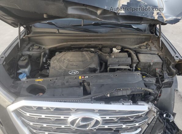 KM8R5DHEXLU115083 2020 HYUNDAI PALISADE Black Вид підкапотного простору