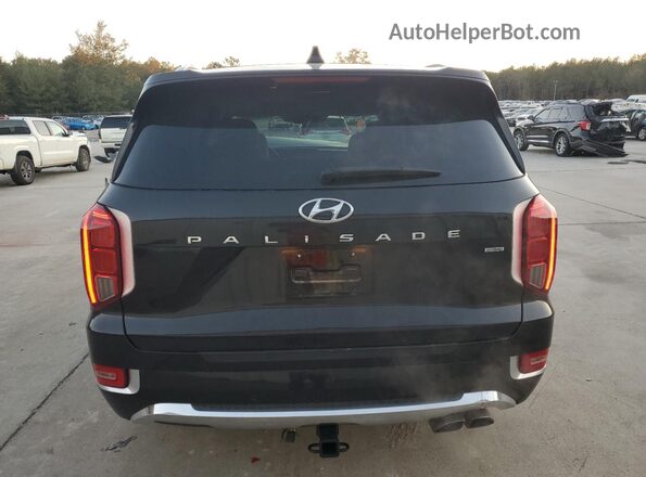 KM8R5DHEXLU115083 2020 HYUNDAI PALISADE Black Вид ззаду