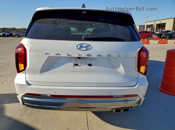 KM8R74GEXSU893717 2025 HYUNDAI PALISADE White უკანა ხედი