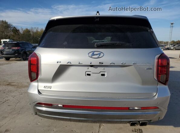 KM8R7DGE3RU710037 2024 HYUNDAI PALISADE Silver Widok z tyłu
