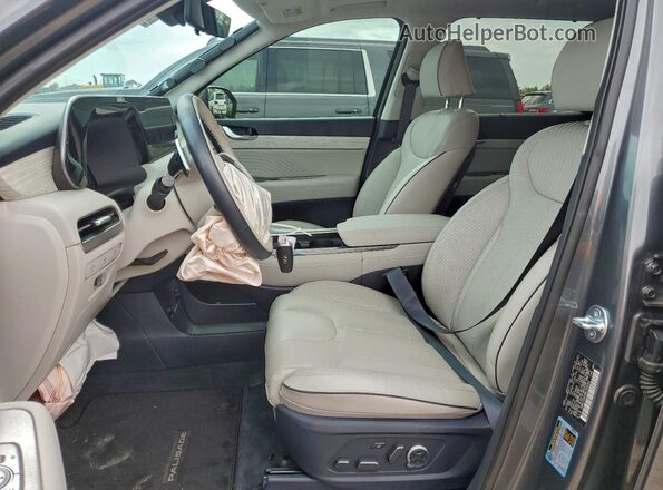 KM8R7DGE8RU705352 2024 HYUNDAI PALISADE Gray Front interior view