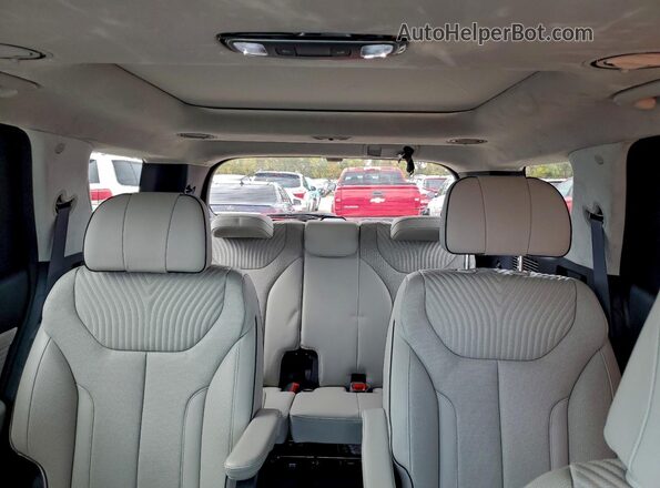 KM8R7DGE8RU705352 2024 HYUNDAI PALISADE Gray Rear seats view