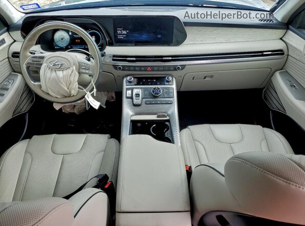 KM8R7DGE8RU705352 2024 HYUNDAI PALISADE Gray Dashboard view