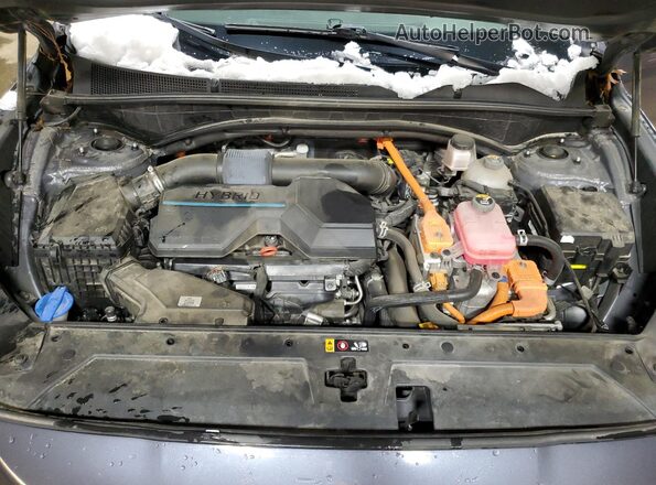 KM8S2DA17MU011329 2021 HYUNDAI SANTA Gray ძრავის განყოფილების ხედი