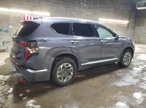 KM8S2DA17MU011329 2021 HYUNDAI SANTA Gray უკანა მარჯვენა