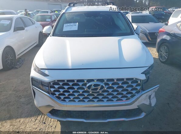 KM8S2DA18NU049072 2022 HYUNDAI SANTA FE HYBRID BLUE White 