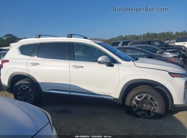 KM8S2DA18NU049072 2022 HYUNDAI SANTA FE HYBRID BLUE White 