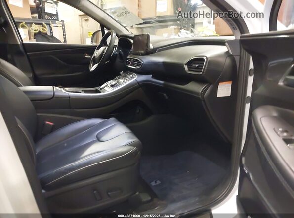 KM8S3DA11MU002753 2021 HYUNDAI SANTA FE HYBRID White Vista interior delantera