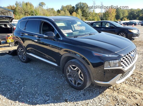 KM8S3DA11MU009153 2021 HYUNDAI SANTA Black Передня права чверть