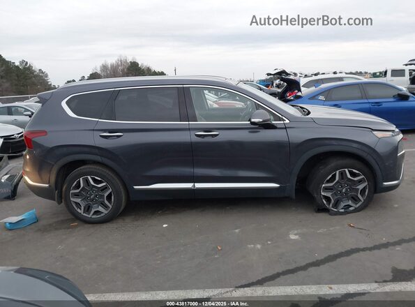 KM8S3DA13MU013009 2021 HYUNDAI SANTA FE HYBRID Gray Вид задньої частини салону