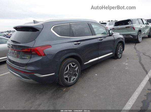KM8S3DA13MU013009 2021 HYUNDAI SANTA FE HYBRID Gray Задня права чверть