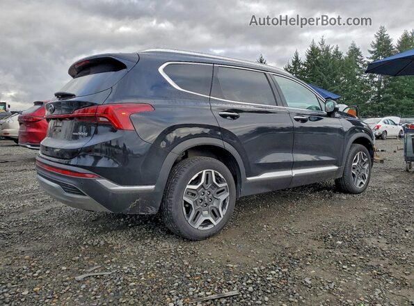 KM8S3DA18MU011952 2021 HYUNDAI SANTA Black უკანა მარჯვენა