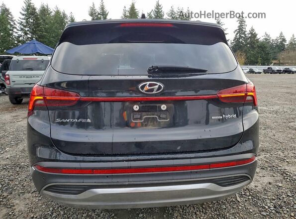 KM8S3DA18MU011952 2021 HYUNDAI SANTA Black უკანა ხედი
