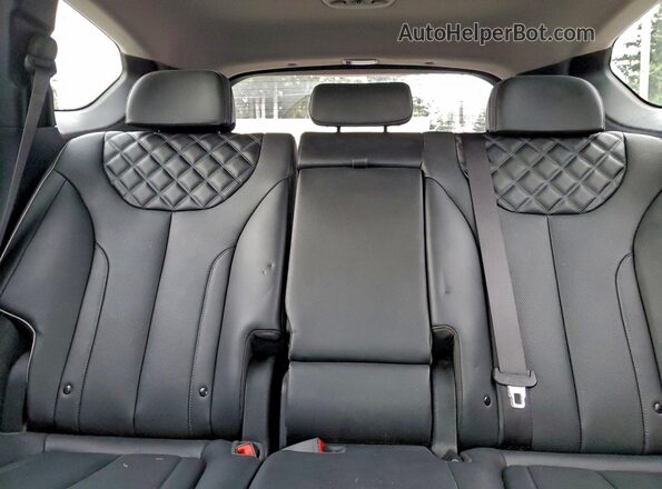 KM8S3DA18MU011952 2021 HYUNDAI SANTA Black უკანა სავარძლების ხედი